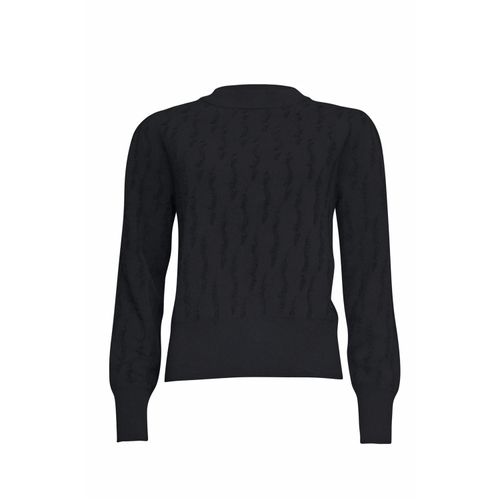 Poools sweater relief Zwart