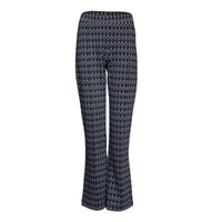 Pantalon Jacquard Zwart