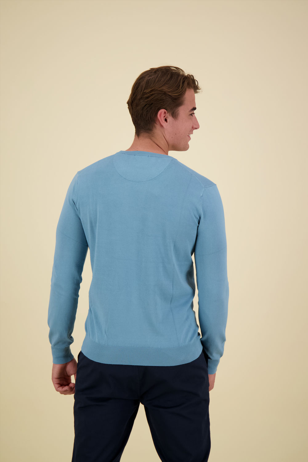Scotch & Soda Trui Essential Blauw Scotch & Soda Trui Essential Blauw