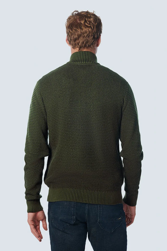 No Excess Trui Zipper Donkergroen No Excess Trui Zipper Donkergroen
