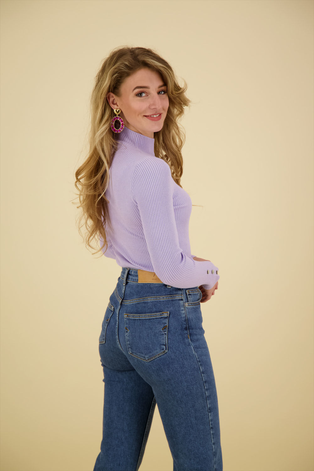 In Shape Trui Luise Paars  In Shape Trui Luise Paars