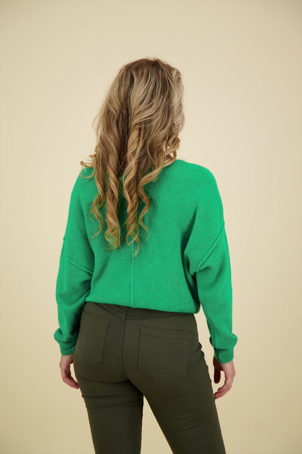 Bomont Trui Mohair Lime Groen  Bomont Trui Mohair Lime Groen