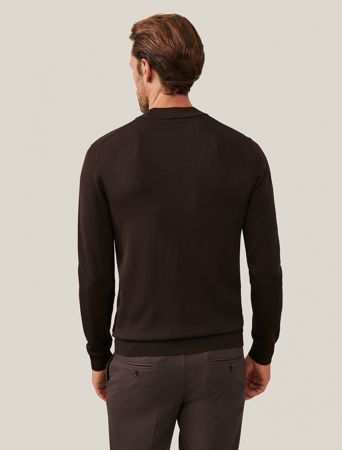 Cavallaro Napoli Pullover Milacio Bruin Cavallaro Napoli Pullover Milacio Bruin