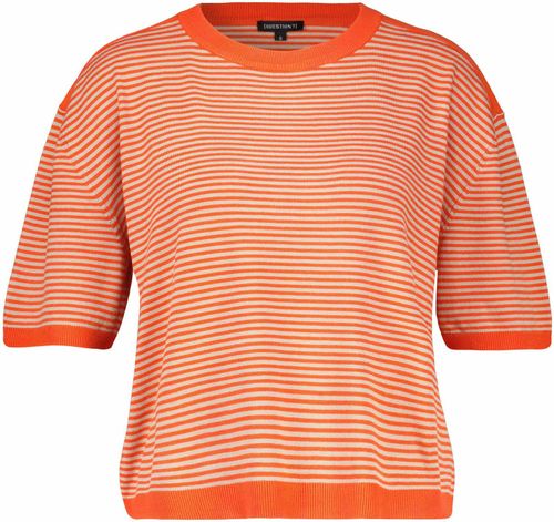 Question pull stripe cropped Oranje