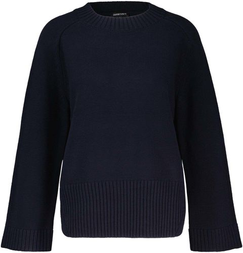 Question pull stripe/solid Blauw