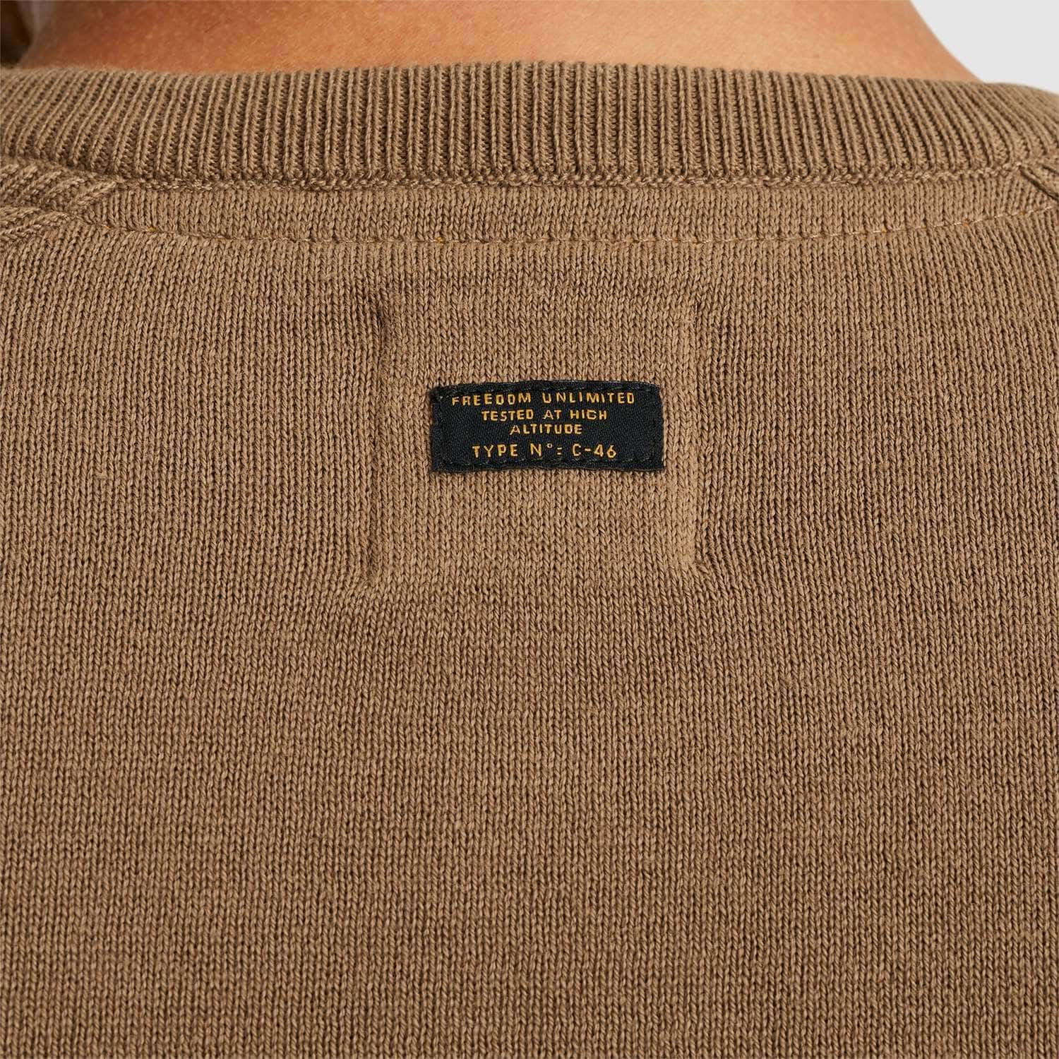 Pme Legend Trui American Classic Knit Bruin Pme Legend Trui American Classic Knit Bruin