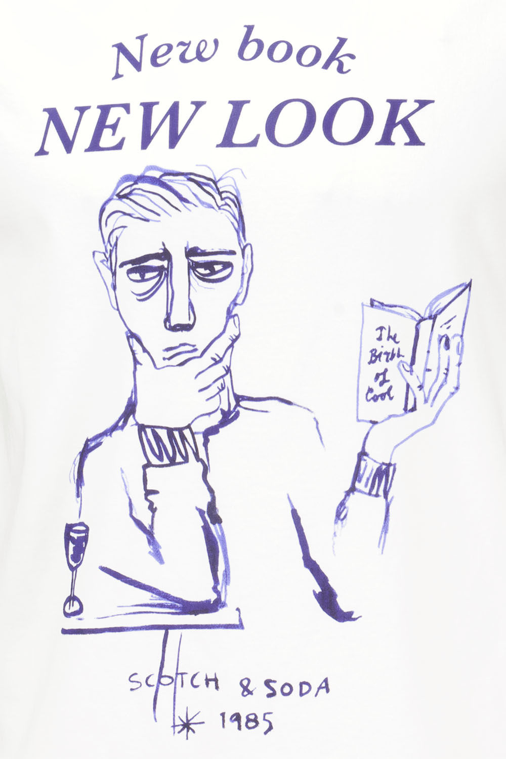 Scotch & Soda T-shirt Wit Scotch & Soda T-shirt Wit