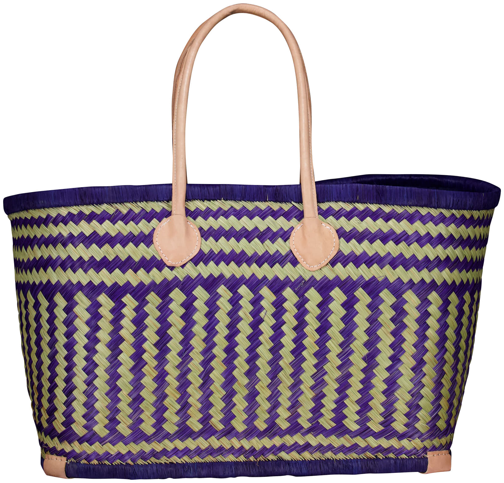 Mand colors hoog - blauw/oranje - ø34x34 cm Mand colors hoog - blauw/oranje - ø34x34 cm
