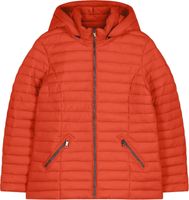 Padded jacket with detachable hood Rood