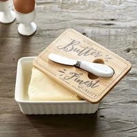 FINEST QUALITY BUTTER DISH Wit
