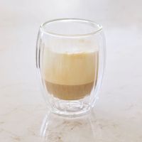 Double Wall Glass Line Coffee Wit