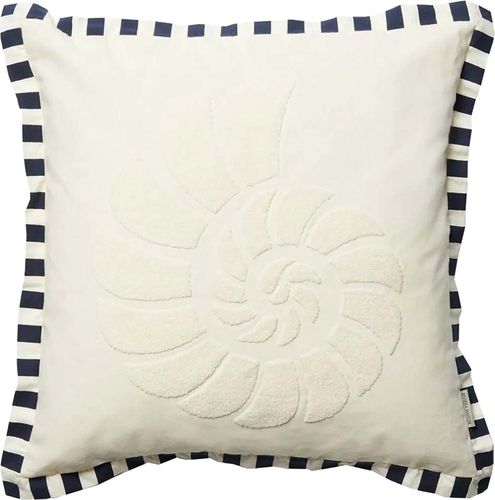 Riviera Maison RM Happy Shell Pillow Cover 50x50 Wit