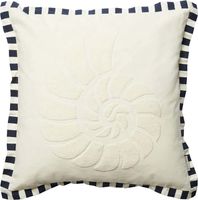 RM Happy Shell Pillow Cover 50x50 Wit