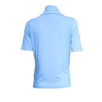 T-shirt Rollcollar Blauw