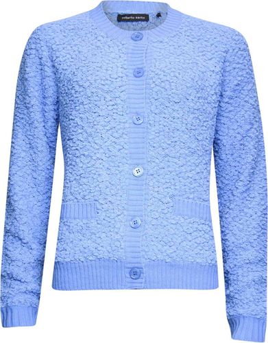 Roberto Sarto Cardigan o-neck Blauw