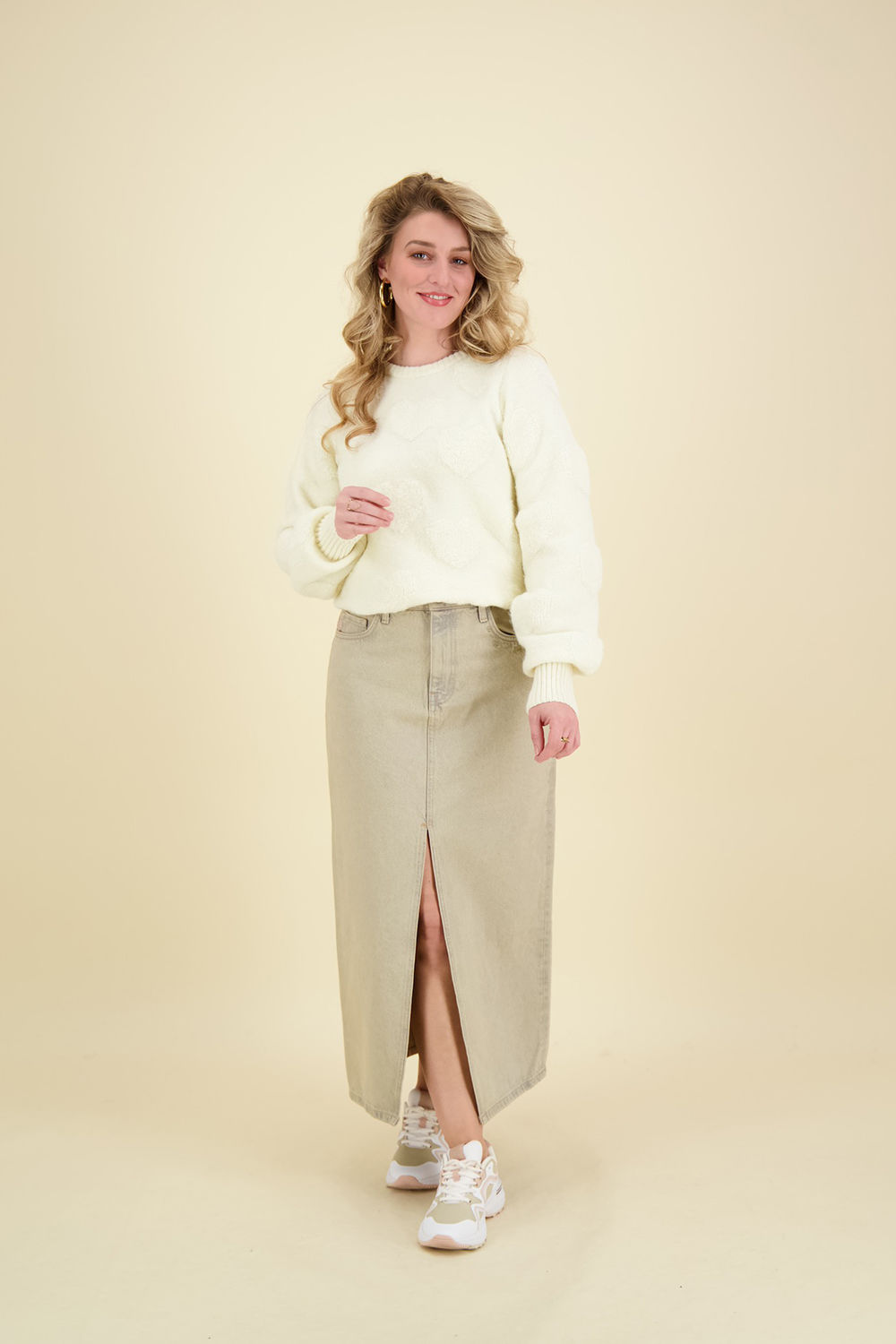 Fabienne Chapot Rok Carlyne Beige Fabienne Chapot Rok Carlyne Beige