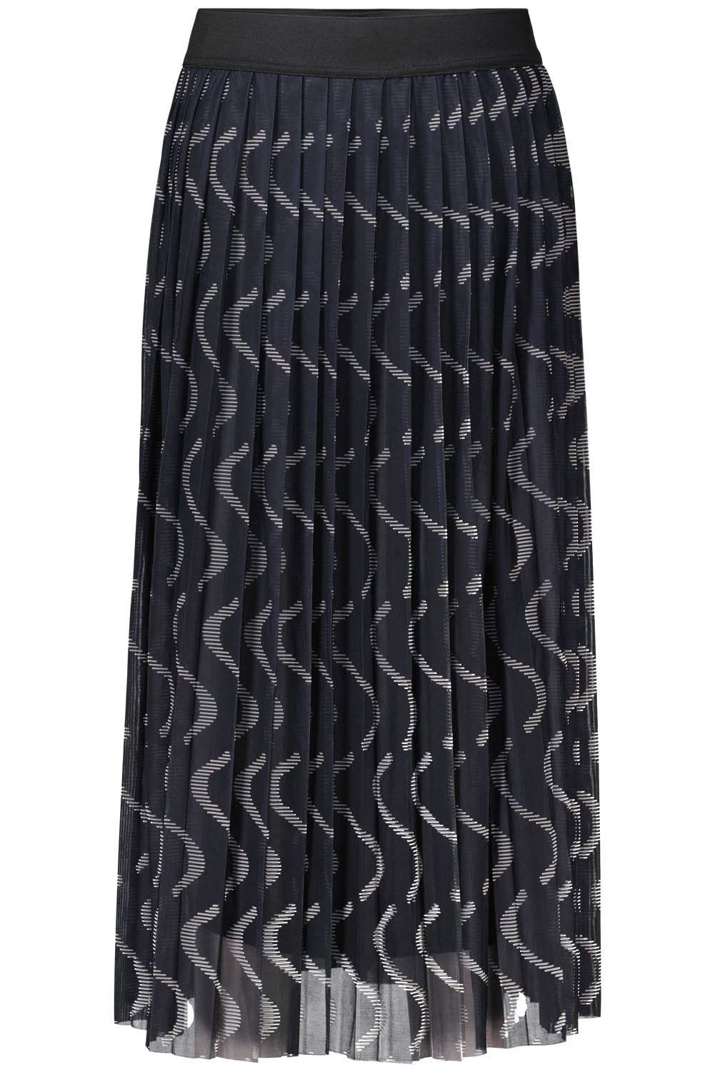 Vive La Femme Rok plissé Donkerblauw Vive La Femme Rok plissé Donkerblauw