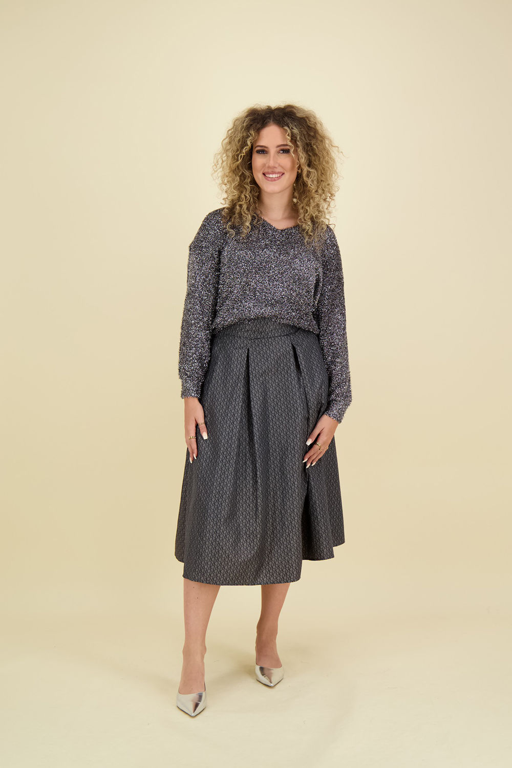 Copenhagen Muse Rok Simi Grijs Copenhagen Muse Rok Simi Grijs