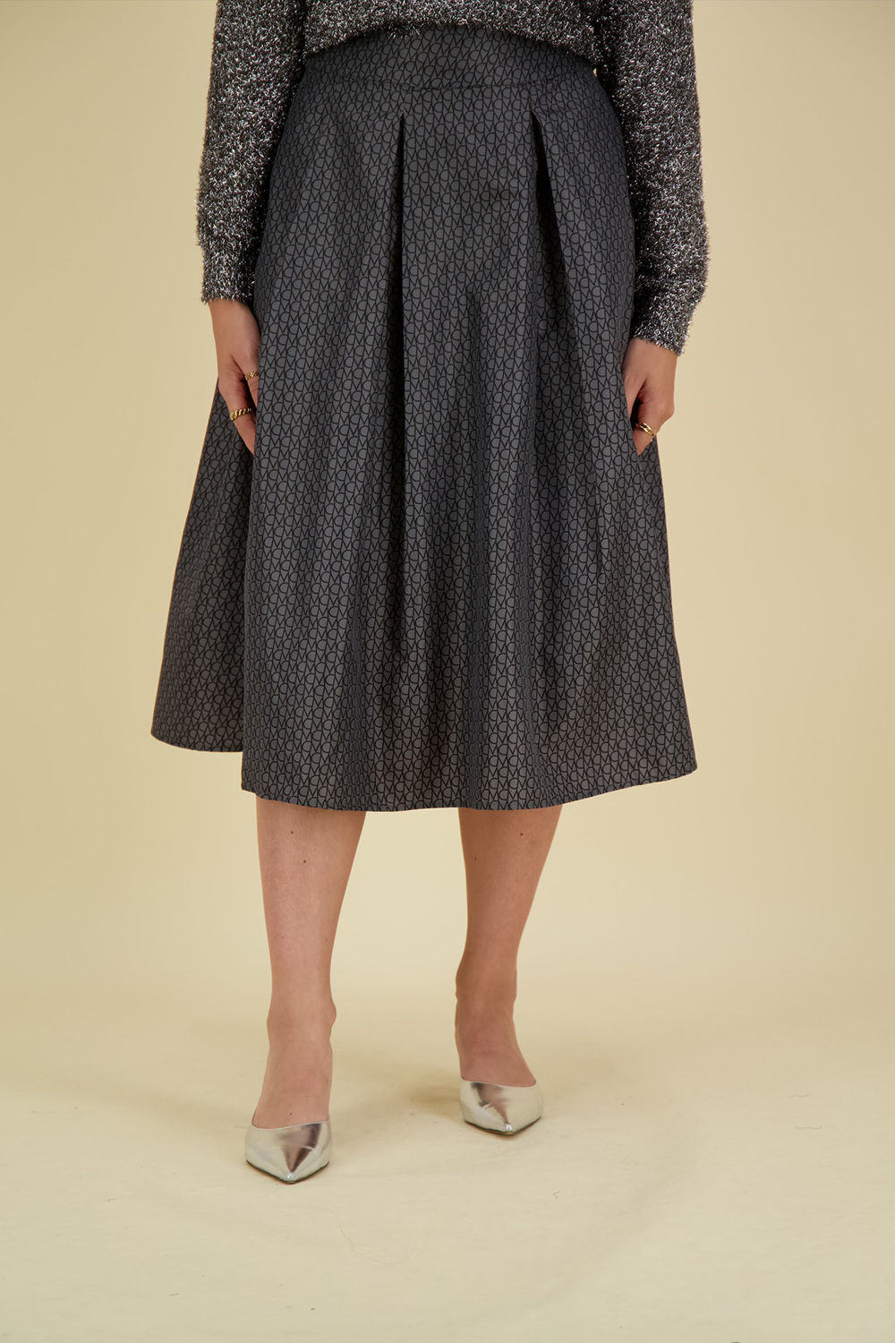 Copenhagen Muse Rok Simi Grijs Copenhagen Muse Rok Simi Grijs