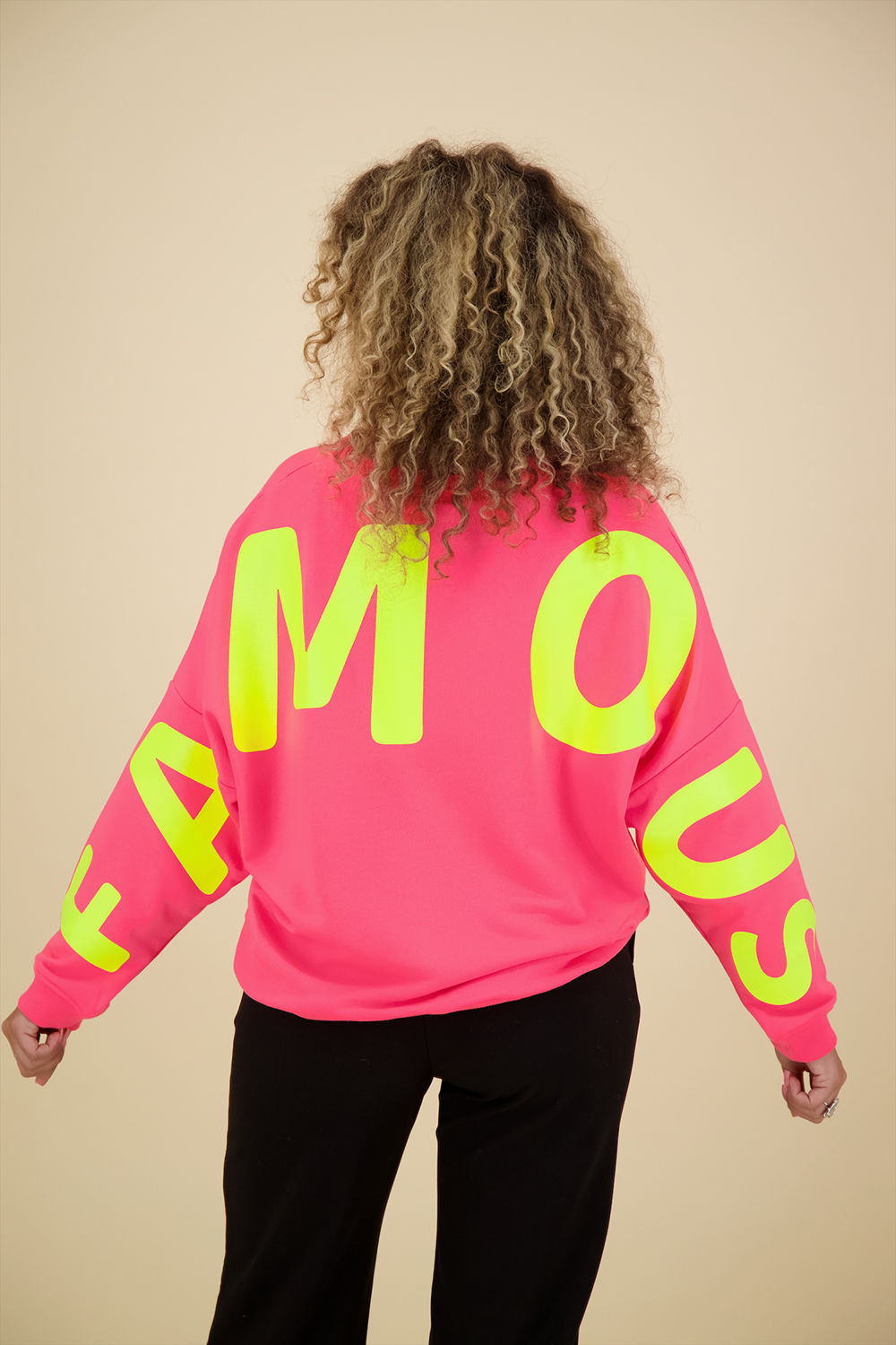 Miss Goodlife Roundneck Love Heartface Roze Miss Goodlife Roundneck Love Heartface Roze