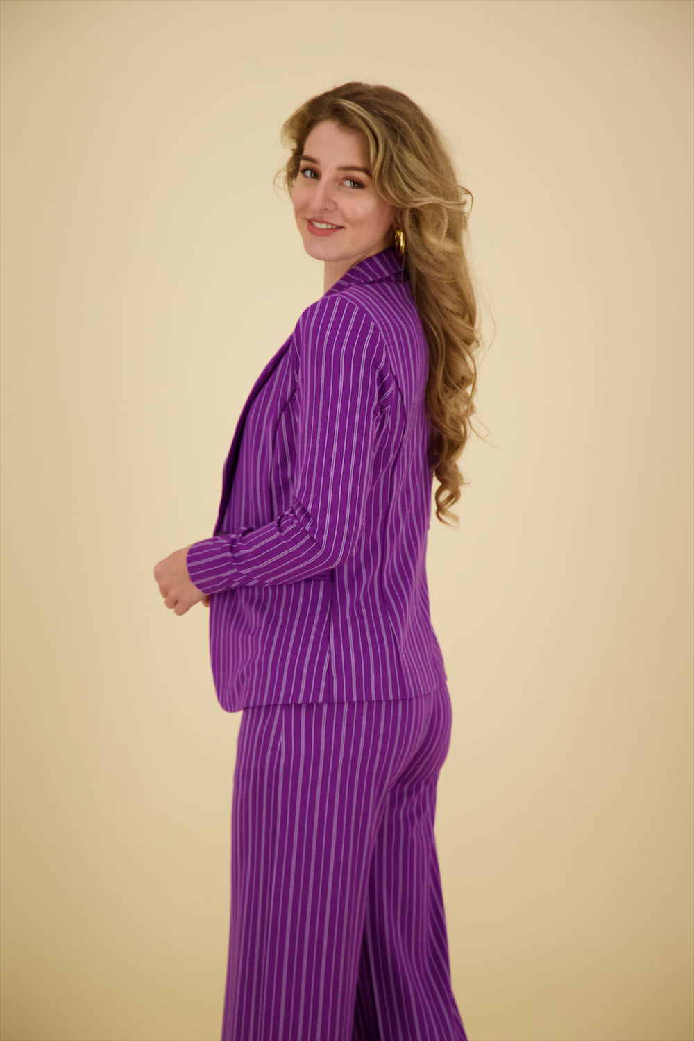 Ichi Blazer Ruti Paars  Ichi Blazer Ruti Paars