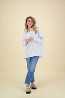 CORE GIRLFRIEND POPLIN SHIRT Blauw