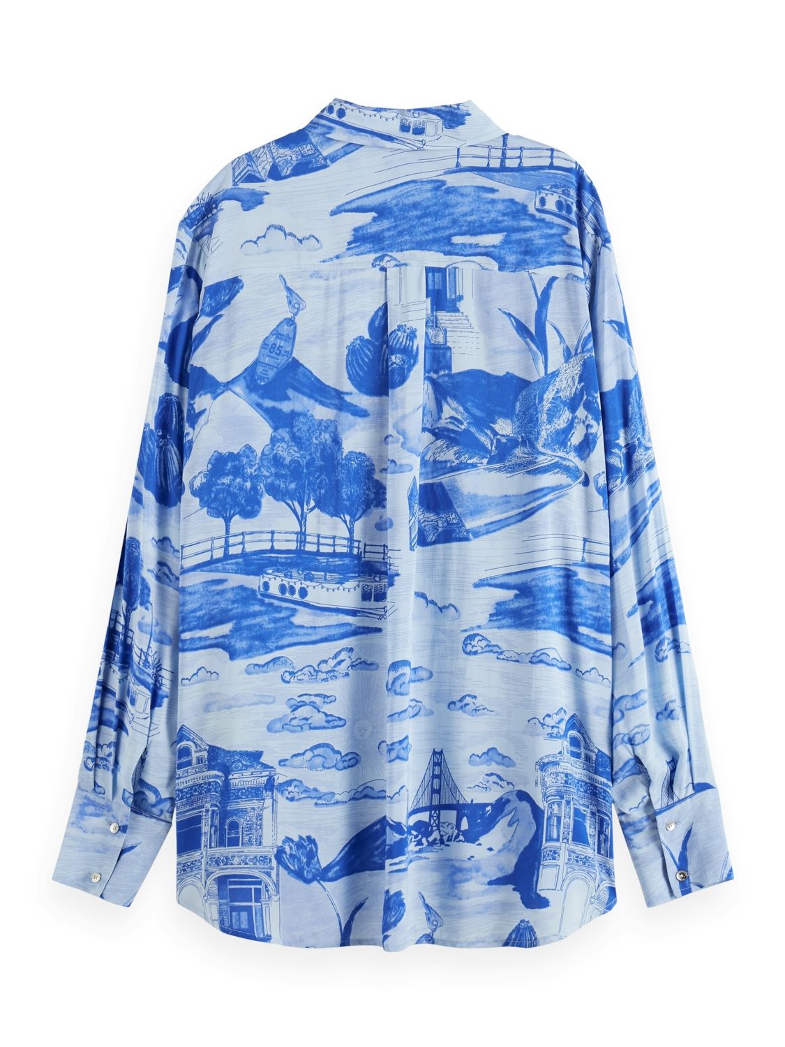 Scotch & Soda Blouse Printed Wit