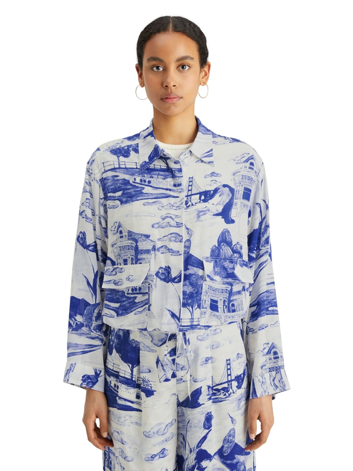 Scotch & Soda Blouse Utility Wit