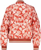 Printed reversible bomber jacket Rood