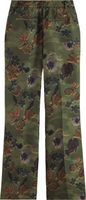 Broek VIOLET POETRY TAPESTRY KICK FLARE Groen