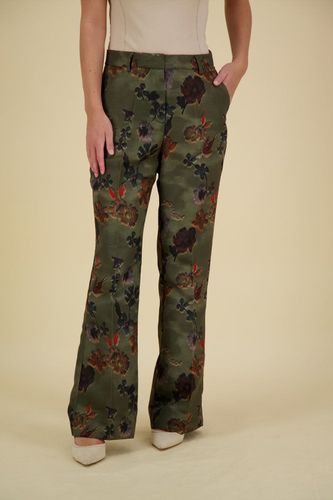 Scotch & Soda Broek VIOLET POETRY TAPESTRY KICK FLARE Groen