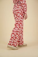 Gia shell batik printed pant Rood