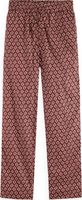 Pantalon GIA BLOCK PRINT PULL ON Rood