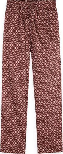 Scotch & Soda Pantalon GIA BLOCK PRINT PULL ON Rood