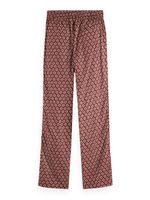 Pantalon GIA BLOCK PRINT PULL ON Rood