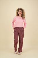 Pantalon GIA BLOCK PRINT PULL ON Rood