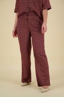 Pantalon GIA BLOCK PRINT PULL ON Rood