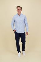 Chino Mott Blauw