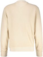 Garment-Dyed Structured Sweatshirt Beige