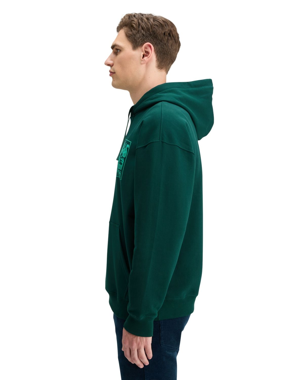 Scotch & Soda Hoodie Artwork Groen