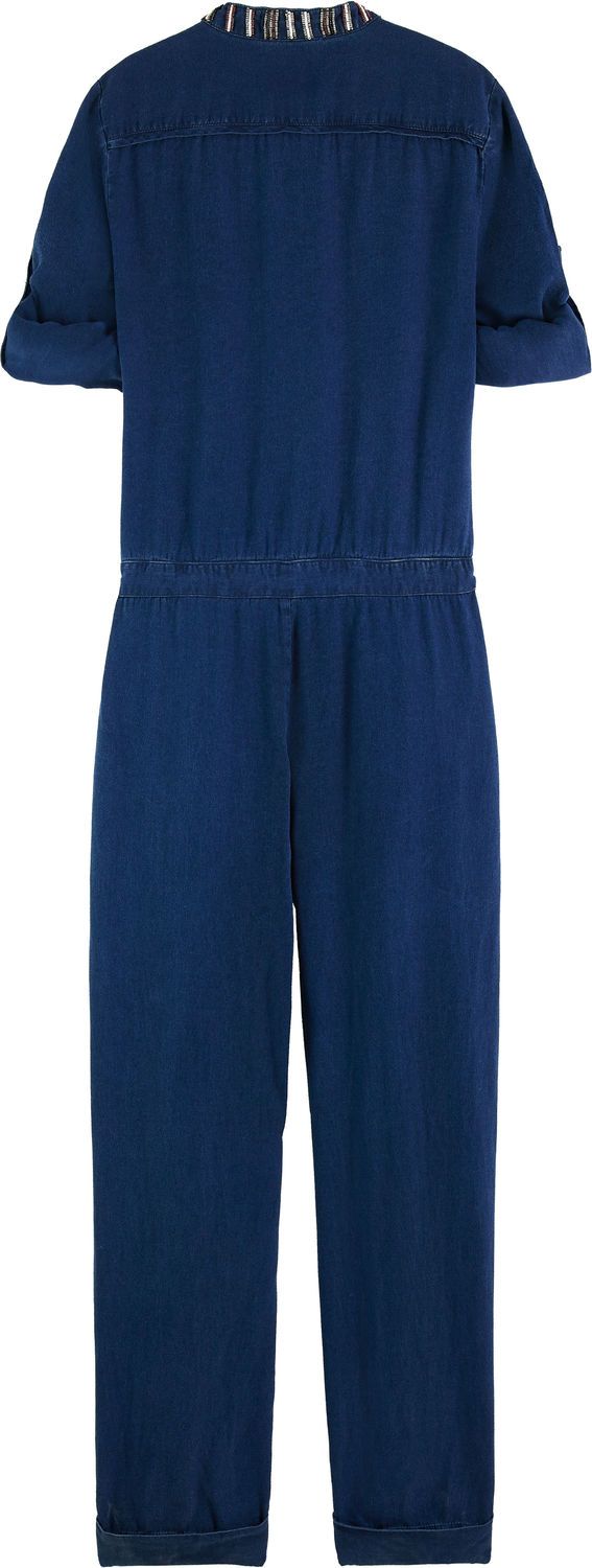 Scotch & Soda Jumpsuit Blauw 