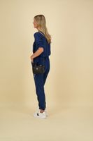 Indigo Tencel denim washed all in o Blauw