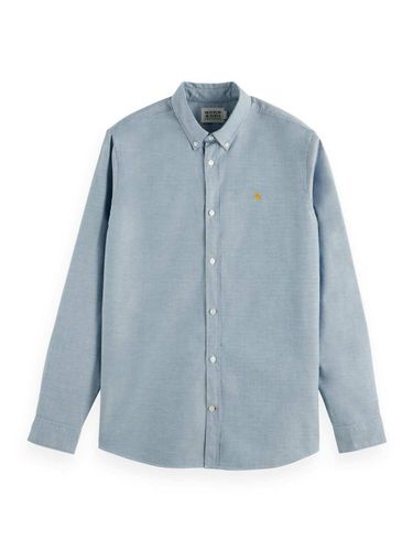 Scotch & Soda ESSENTIAL OXFORD SOLID Blauw