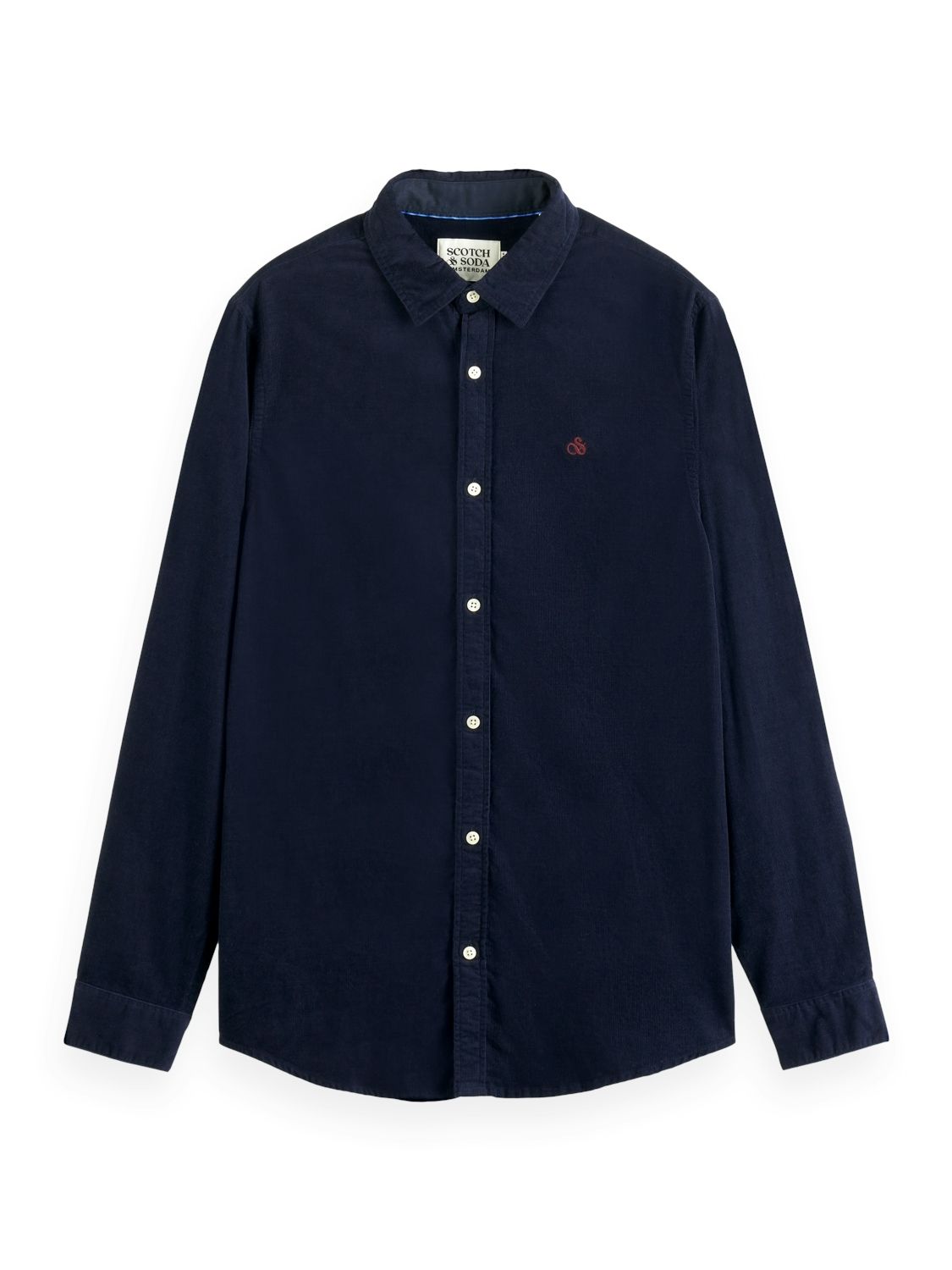 Scotch & Soda Overhemd Donkerblauw 