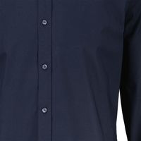 Essential - Solid slim fit shirt Blauw