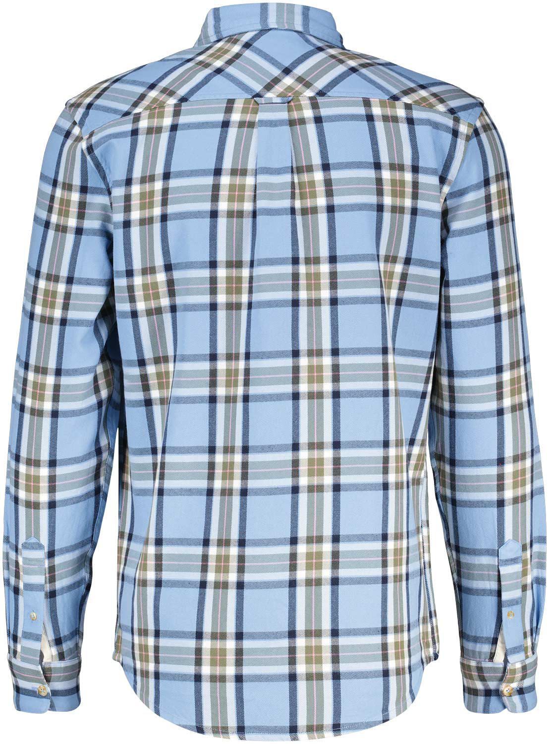 Scotch & Soda Overhemd Flannel Blauw