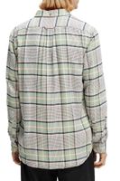 Regular-Fit Checked Flannel Shirt Multi