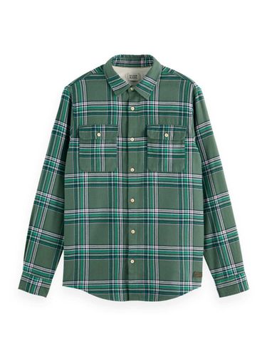 Scotch & Soda REGULAR FIT MULTICOLOURED FLANNEL C Groen