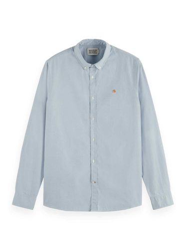 Scotch & Soda SEASONAL ESSENTIALS OXFORD SHIRT Blauw