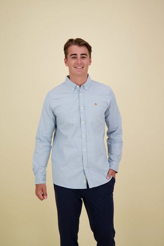 Scotch & Soda SEASONAL ESSENTIALS OXFORD SHIRT Blauw